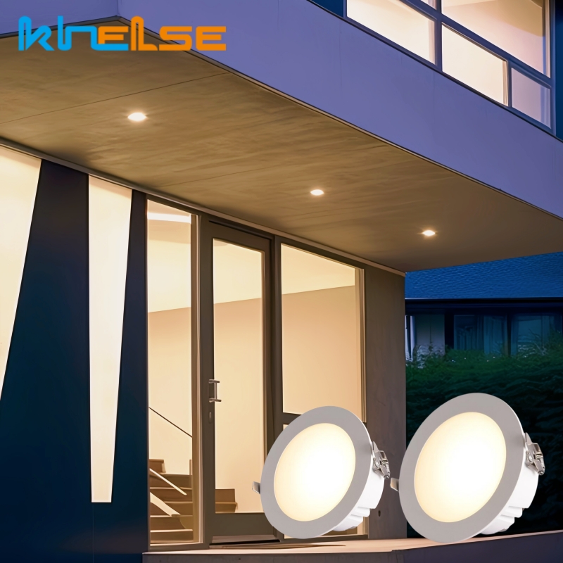 Outdoor Lighting Under Roof - Уличные светодиодные водонепроницаемые светильники IP65, встраиваемые