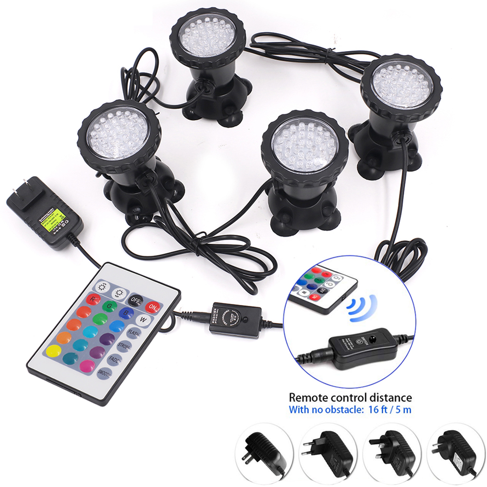 Pond Light Submersible - Светодиодный подводный светильник RGB IP68, водонепроницаемая