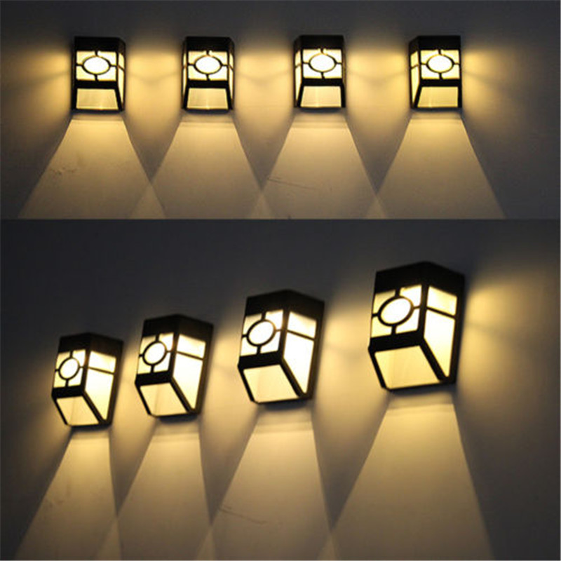 Outdoor Lighting Wall Mount - Настенный светодиодный светильник на солнечной батарее,
