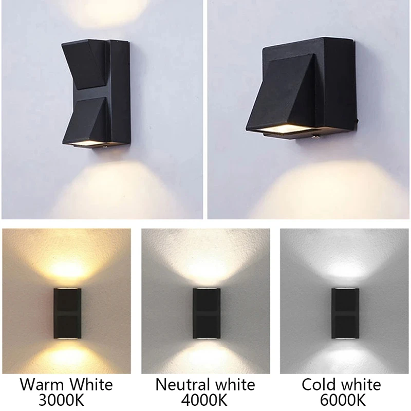 Outdoor Lighting Wall Mount - Светодиодный настенный светильник IP65, уличный водонепроницаемый
