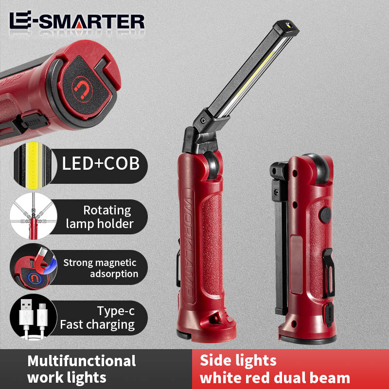 Outdoor Lighting Hooks - COB светодиодный рабочий фонарь, перезаряжаемый складной
