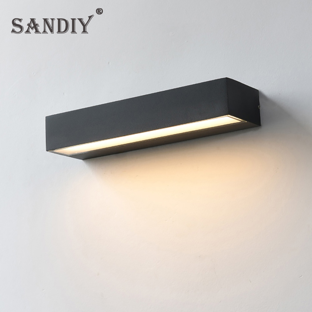 Outdoor Yard Lighting Fixtures - SANDIY Открытый настенный светильник современный внешний