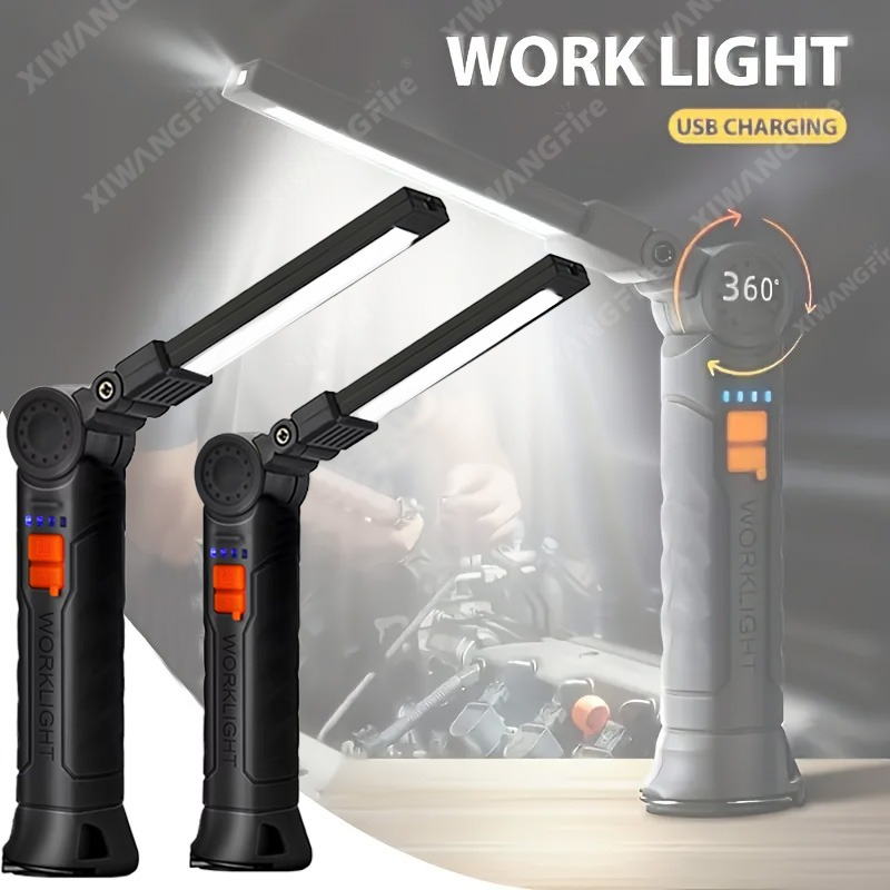 Outdoor Lighting Hooks - Перезаряжаемый светодиодный фонарик, рабочий фонарь с