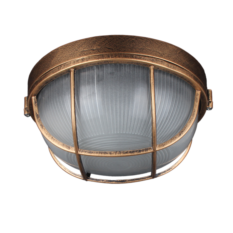 Outdoor Lighting Under Roof - Винтажный уличный потолочный светильник, бронзовое металлическое