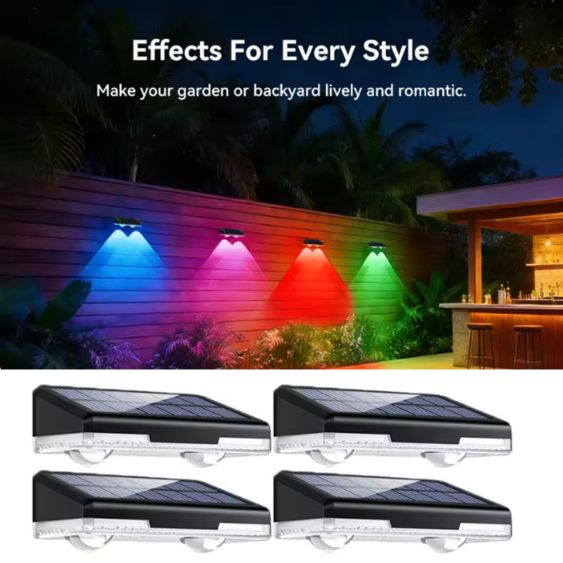 Outdoor Lighting Dusk To Dawn - Солнечный уличный водонепроницаемый настенный светильник с