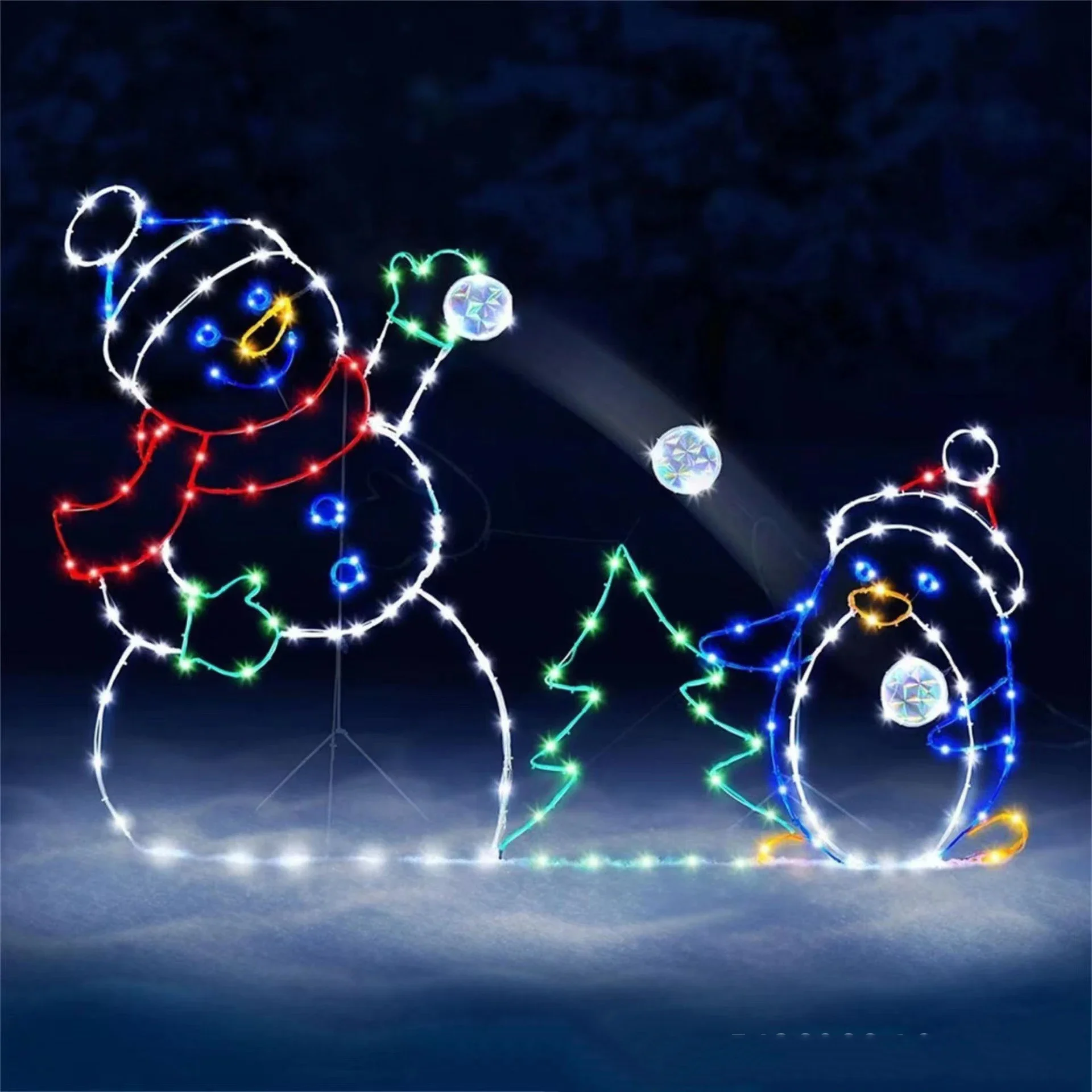Анимированный снежный светильн – обзор и цена Outdoor Lighting Effects