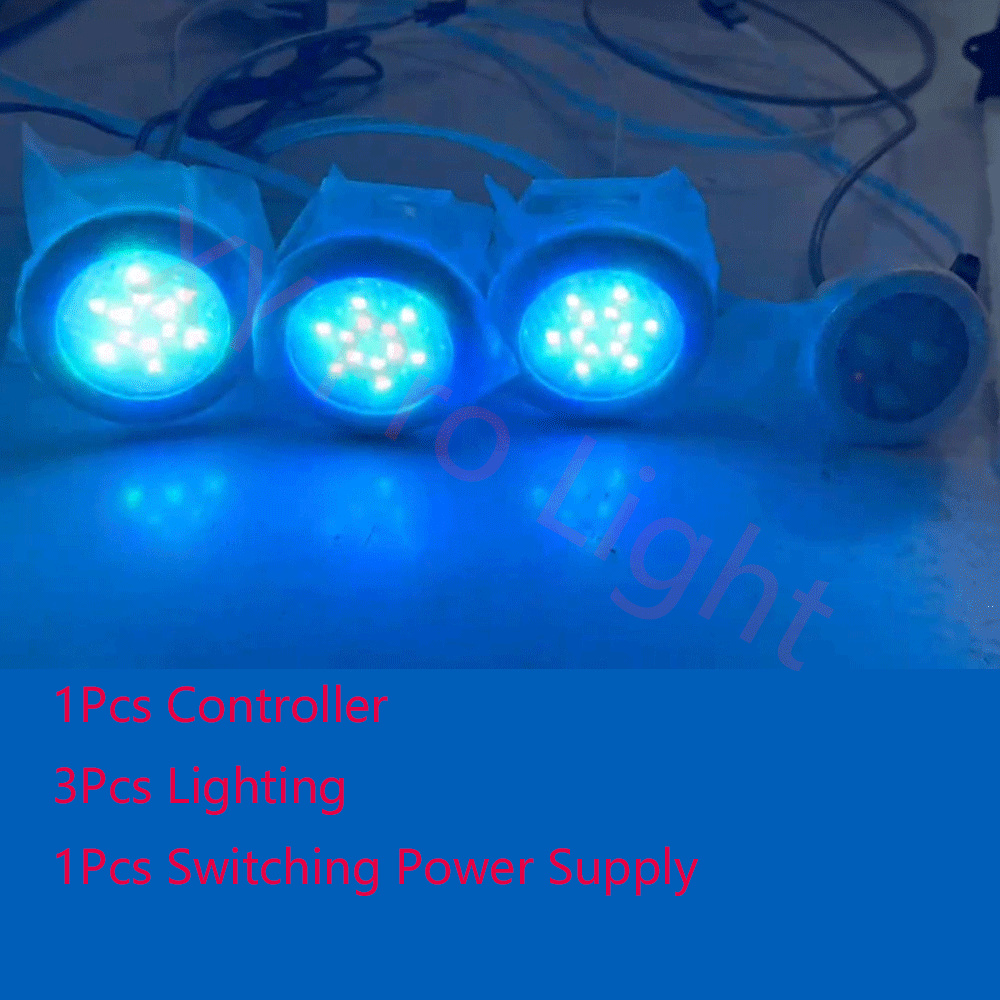 RGB подводный светильник для в – обзор и цена Pond Light Submersible