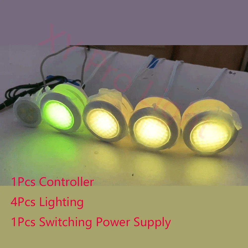 RGB подводный светильник для в – обзор и цена Pond Light Submersible