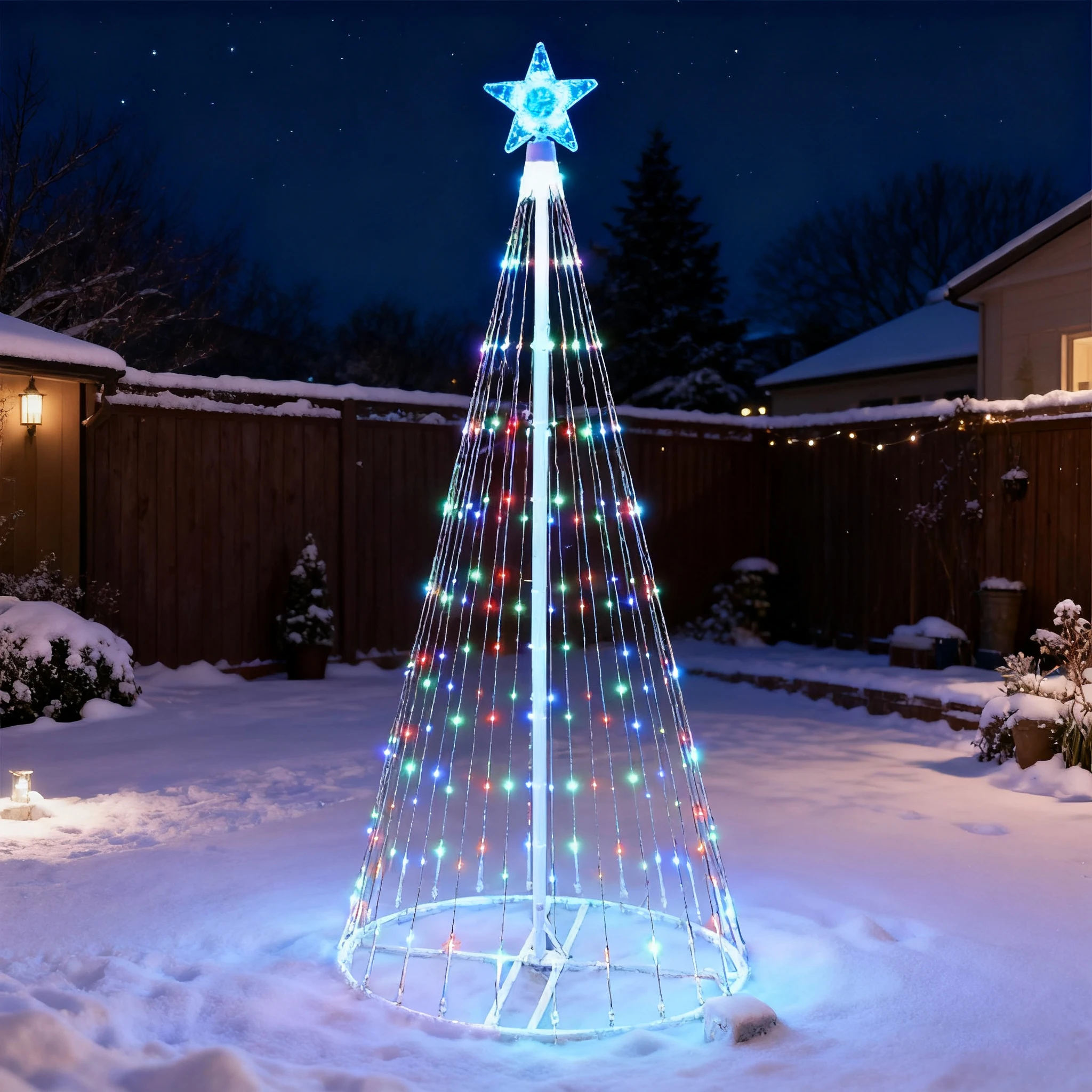 Светодиодные гирлянды с водопа – обзор и цена Outdoor Lighting Effects
