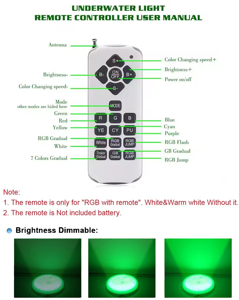 Светодиодные подводные фонари  – обзор и цена Pond Light Submersible
