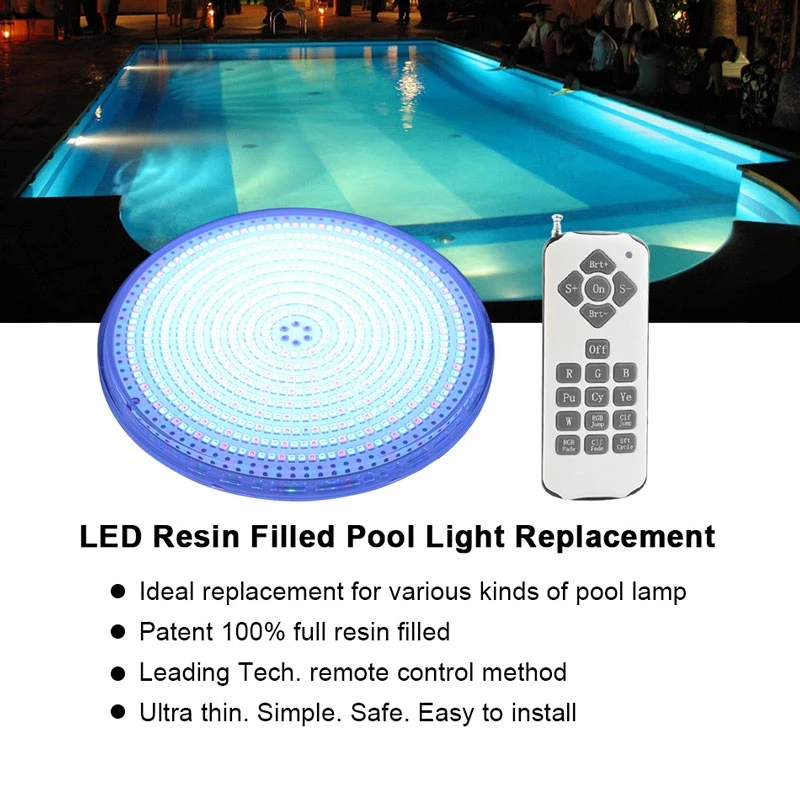 25 Вт RGB светодиодный светиль – обзор и цена Pond Light Submersible