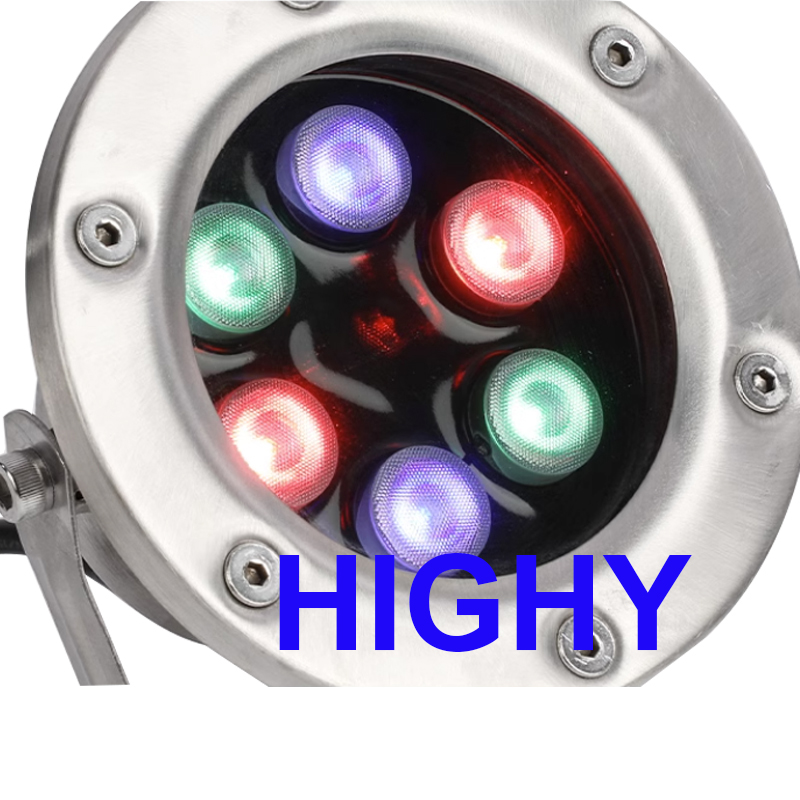 RGB светодиодная подводная лам – обзор и цена Pond Light Submersible