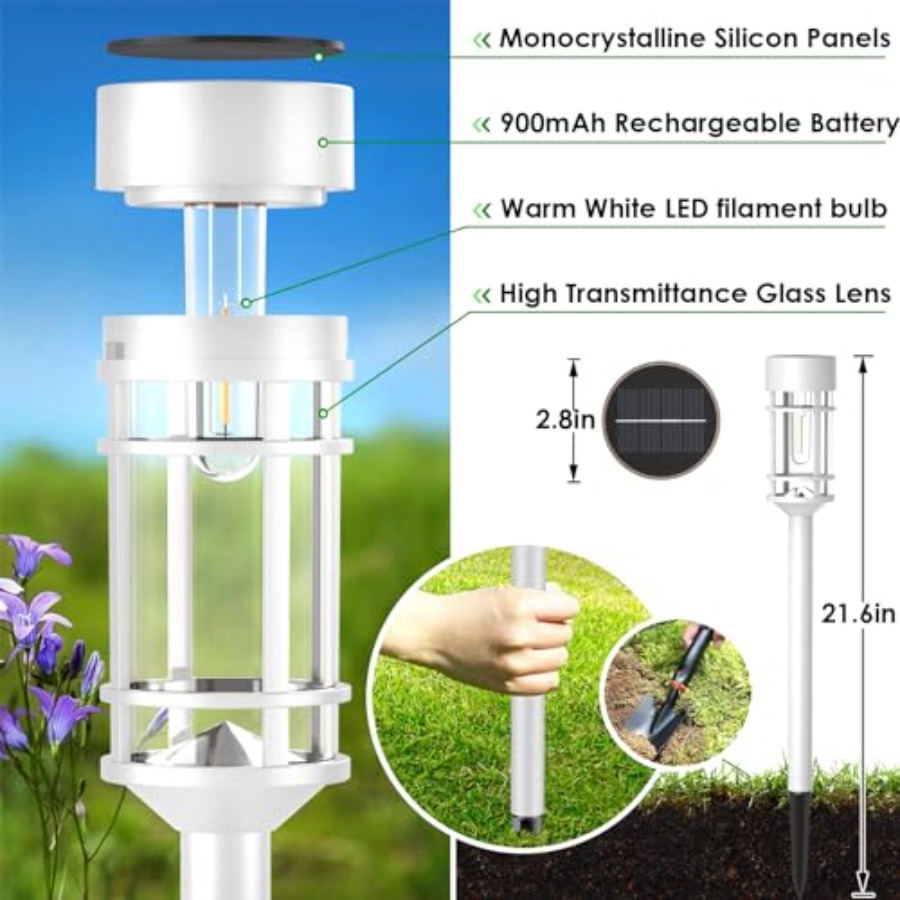 Солнечные садовые светильники  – обзор и цена Outdoor Lighting Dusk To Dawn