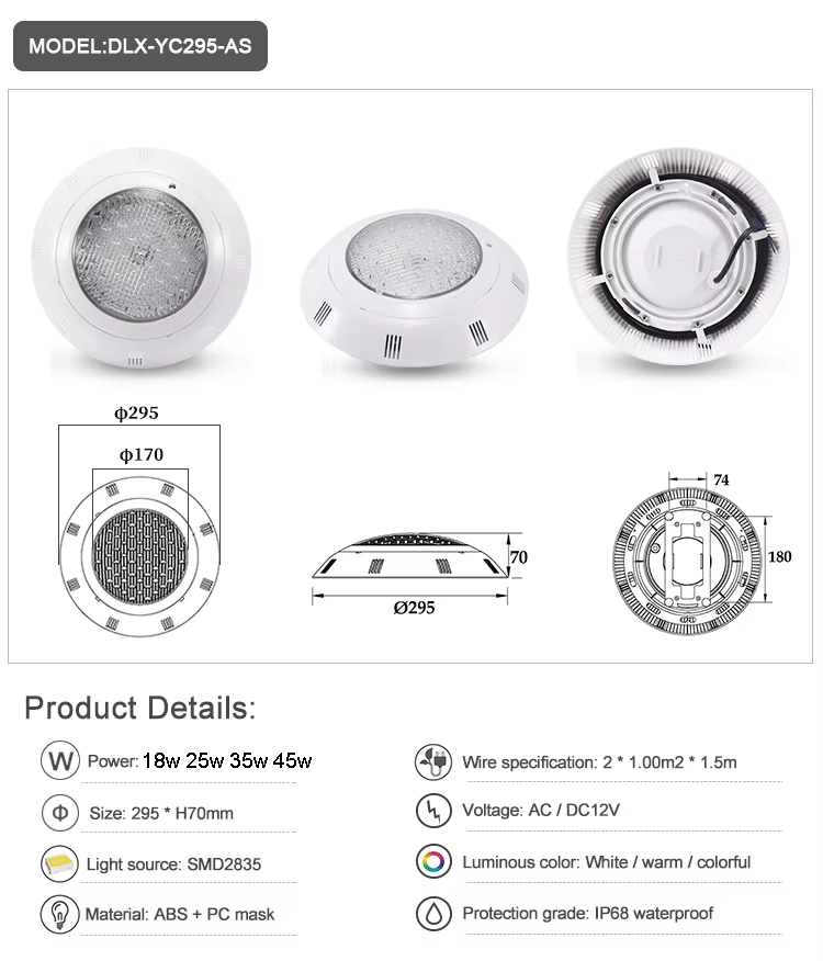 Светодиодные светильники для б – обзор и цена Pond Light Submersible