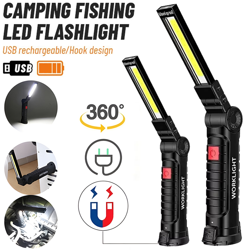 Светодиодный фонарик COB, пере – обзор и цена Outdoor Lighting Hooks
