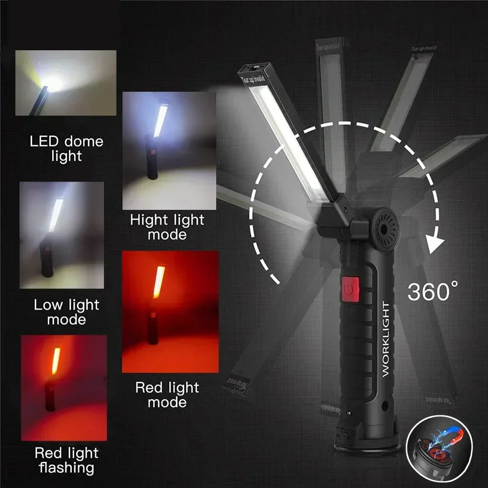 Светодиодный фонарик COB, пере – обзор и цена Outdoor Lighting Hooks