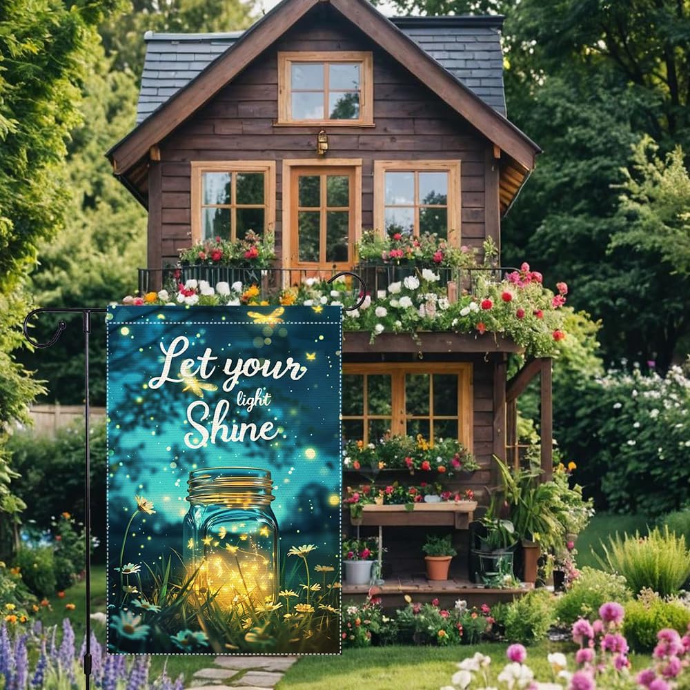 Флаг для сада «Пусть ваше сиян – обзор и цена Outdoor Lighting For Your Yard